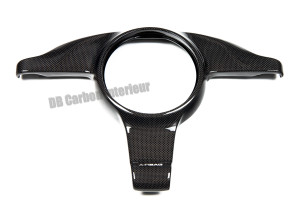 DB CARBON - Cover on steering wheel/surround for airbag, for manual transmission
