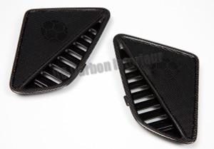 DB CARBON - Speaker/air grill panel under windscreen r+l - Porsche Turbo 991 DB CARBON - Speaker/air grill panel under windscreen r+l - Porsche Turbo 991