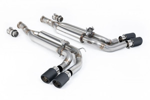 Milltek Mercedes W463 G63S Valved Cat-Back Exhaust System with Carbon Trims - SSXMZ138