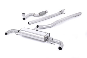 Milltek Mercedes W176 A45 AMG Non-Valved & Non-Resonated Cat-Back Race Exhaust System - Uses OE Trims - SSXMZ115