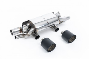Milltek Porsche 991.2 Rear Silencer with Carbon Tips - SSXPO202