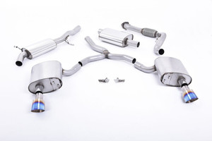 Milltek Audi A4 Resonated (Quieter) Cat-Back Exhaust Systems Milltek Audi A4 Resonated (Quieter) Cat-Back Exhaust Systems