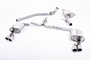 Milltek Audi A4/A5 EC Approved Cat-Back Exhaust Systems Milltek Audi A4/A5 EC Approved Cat-Back Exhaust Systems
