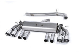Milltek Audi S3 8V/8V.2 Quattro Non-Resonated (Louder) Cat-Back Exhaust Systems Milltek Audi S3 8V/8V.2 Quattro Non-Resonated (Louder) Cat-Back Exhaust Systems
