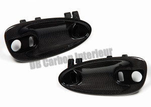 DB CARBON - Door pulls/key hole surround/cover r+l - Porsche Turbo 991