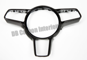 DB CARBON - Sport design steering wheel arm sport chrono plus - Porsche Panamera 971