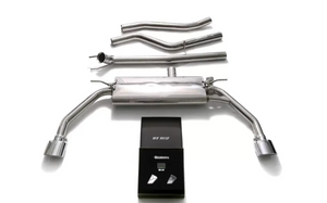 Armytrix Valvetronic Exhaust System Mercedes-Benz CLA-Class C117 2014-2018 - Chrome Silver Tips - MBL25-DS19C