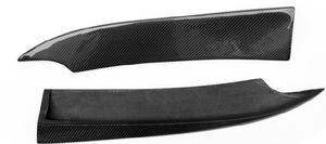 Suvneer W204 Carbon Fiber Rear AMG Bumper Splitters 12+ - W204RRSPL2