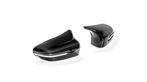 Akrapovic Carbon Fiber Mirror Cap Set - High Gloss BMW F90 M5 Akrapovic Carbon Fiber Mirror Cap Set - High Gloss BMW F90 M5