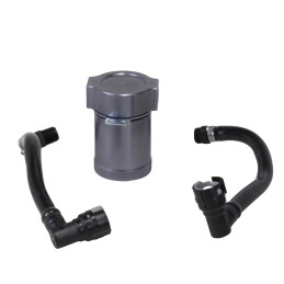 BBK Performance Ford Mustang GT GT350 Oil Separator Kit With Billet Aluminum Catch Can 2018-2023 - bbk19290 BBK Performance Ford Mustang GT GT350 Oil Separator Kit With Billet Aluminum Catch Can 2018-2023 - bbk19290
