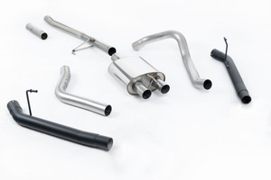 Milltek Jeep Gladiator Rear Exit Cat Back with Tips Milltek Jeep Gladiator Rear Exit Cat Back with Tips