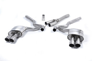 Milltek Ford Mustang Non-Resonated (Louder) Cat-Back Exhaust Systems (For Roush Valance)