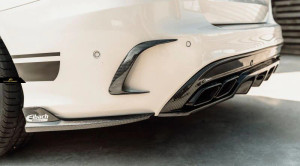 Future Design Mercedes Benz C-Class/C43/C63 (S205) Carbon Fiber Rear Canards