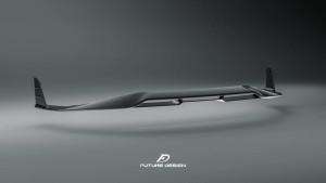 Future Design Audi RS6 Avant (C8) Carbon Fiber Front Lip Spoiler