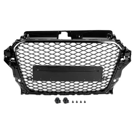 Twenty Two Tuning Audi A3/S3 (8V) Pre-Facelift RS3 Style Gloss Black Honeycomb Front Grille
