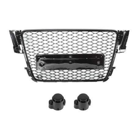 Twenty Two Tuning Audi A5/S5 (B8) Pre-Facelift RS5 Style Gloss Black Honeycomb Front Grille Twenty Two Tuning Audi A5/S5 (B8) Pre-Facelift RS5 Style Gloss Black Honeycomb Front Grille