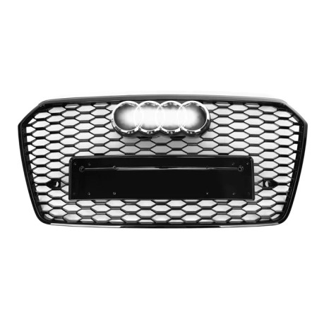 Twenty Two Tuning Audi A7/S7 (C7.5) RS7 Style Gloss Black Honeycomb Front Grille Twenty Two Tuning Audi A7/S7 (C7.5) RS7 Style Gloss Black Honeycomb Front Grille