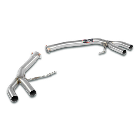 Supersprint AUDI A4 B9 '16 -> Rear Pipe Kit Right - Left(Muffler Delete)  777316