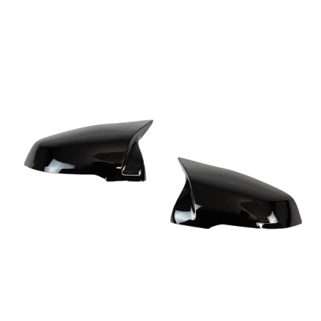 Essentials Gloss Black M Style Wing Mirror Covers for BMW & Supra (2019+, F40 F44 G29 J29) - AU-BFX2MCPEGB