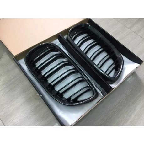 Twenty Two Tuning BMW 3 Series (E92/E93) LCI M Style Carbon Fibre Replacement Front Grilles