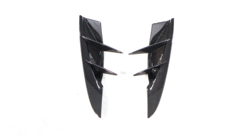 Cvrbonized Dry Carbon Fiber Front Bumper Trim - Toyota Supra A90