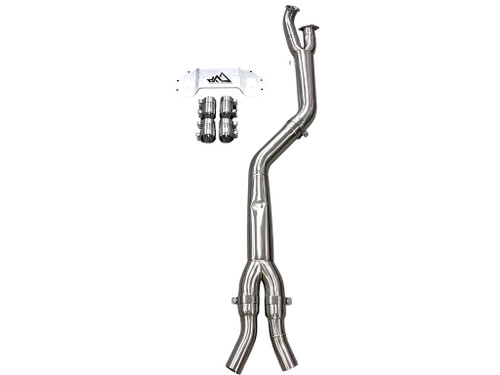 MAD BMW S58 4" Fat Boy Single Midpipe M3 M4 G80 G82 - MAD-124