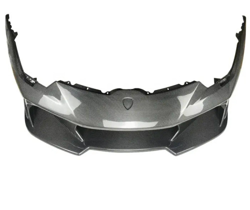 Cvrbonized Dry Carbon Fiber Front Bumper - Lamborghini Huracan