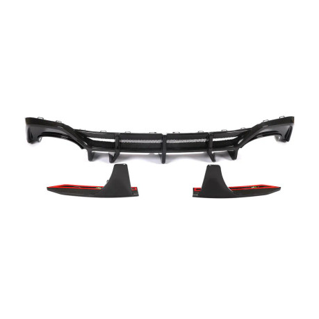Euro Auto Design - Euro Auto Style V2 Carbon Fiber Rear Diffuser - Audi RS6/RS7 C8