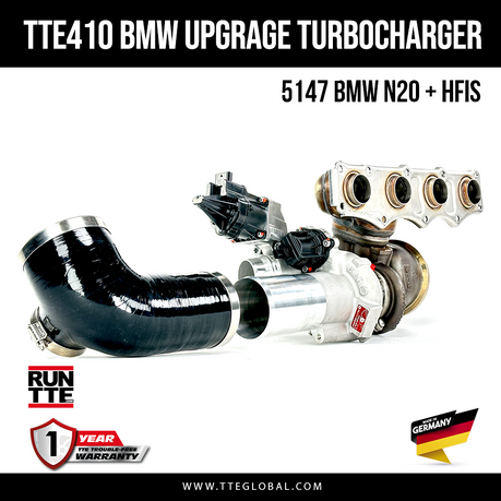 TheTurboEngineers - TTE410 5147 BMW N20 UPGRADE TURBOCHARGER + HFIS TheTurboEngineers - TTE410 5147 BMW N20 UPGRADE TURBOCHARGER + HFIS
