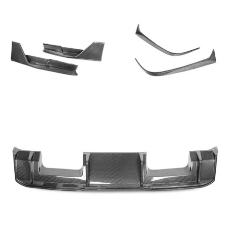 Euro Auto Design Paktechz Carbon Fiber Rear Aero Set - G80 M3 | G82/G83 M4