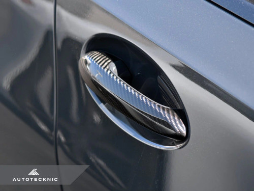 AutoTecknic Dry Carbon Door Handle Trim Set ATK-BM-0009-2D AutoTecknic Dry Carbon Door Handle Trim Set ATK-BM-0009-2D