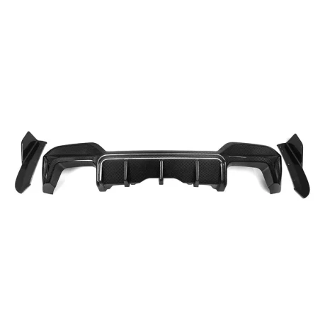 SOOQOO Carbon Fiber Rear Diffuser - Compatible with BMW X3M (F97)