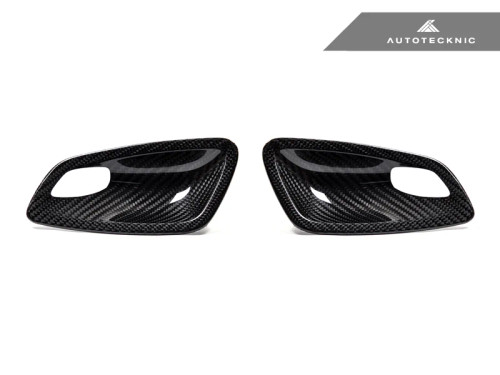 AutoTecknic Dry Carbon Interior Door Handle Trim Set - E82 1M | 1-Series  ATK-BM-0376 AutoTecknic Dry Carbon Interior Door Handle Trim Set - E82 1M | 1-Series  ATK-BM-0376