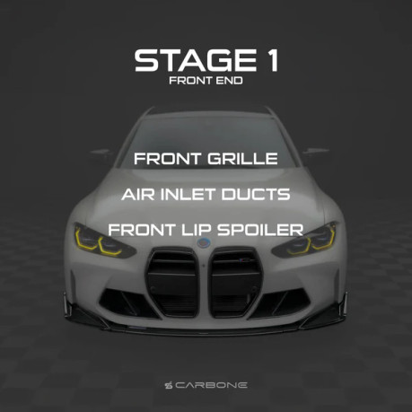 CARBONE - G8X M3 M4 STAGE 1 CARBON FIBER KIT
