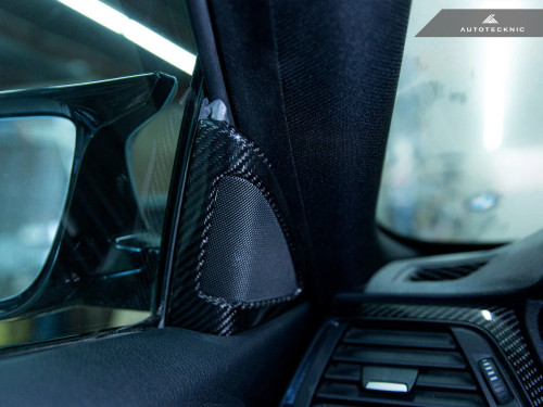 AutoTecknic Carbon Fiber Speaker Tweeter Cover  ATK-BM-0202