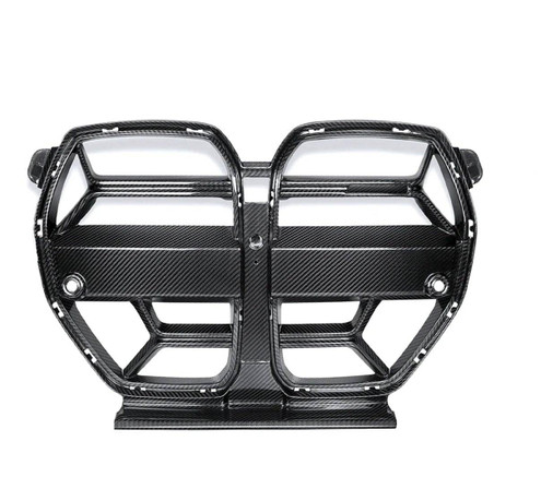TRE Carbon BMW G80 G81 M3 & G82 G83 M4 Pre-Preg Carbon Fibre CSL Front Kidney Grilles with ACC Fitment (2021+) TRE Carbon BMW G80 G81 M3 & G82 G83 M4 Pre-Preg Carbon Fibre CSL Front Kidney Grilles with ACC Fitment (2021+)