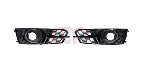 Canadian Auto Performance 2016-2018 Audi RS6 Honeycomb Fog Grilles | C7.5 Audi A6 S-Line/S6 - CAP-FG-013