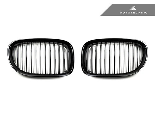 AutoTecknic Gloss Black Front Grille Set - F01/ F02 7-Series - ATK-BM-0177-GB AutoTecknic Gloss Black Front Grille Set - F01/ F02 7-Series - ATK-BM-0177-GB