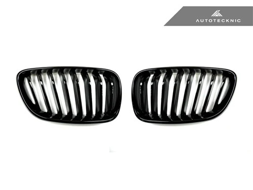 AutoTecknic Gloss Black Front Grille Set - F22 2-Series - ATK-BM-0172-GB AutoTecknic Gloss Black Front Grille Set - F22 2-Series - ATK-BM-0172-GB