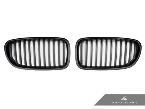 AutoTecknic Stealth Black Front Grille Set - F10 Sedan / F11 Wagon | 5-Series - ATK-BM-0067-MB AutoTecknic Stealth Black Front Grille Set - F10 Sedan / F11 Wagon | 5-Series - ATK-BM-0067-MB