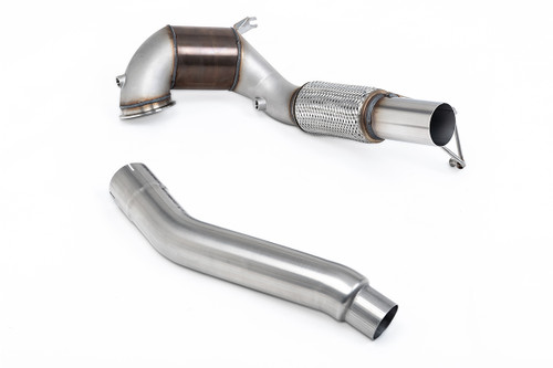 Milltek VW Golf MK8 Large Bore Downpipe and Hi-Flow Sports Cat - SSXVW766