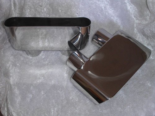 Stainless Works Wide Oval ZR1 Corvette 2-1/2in Dual Inlet Tips (priced per pair) - ssw785250