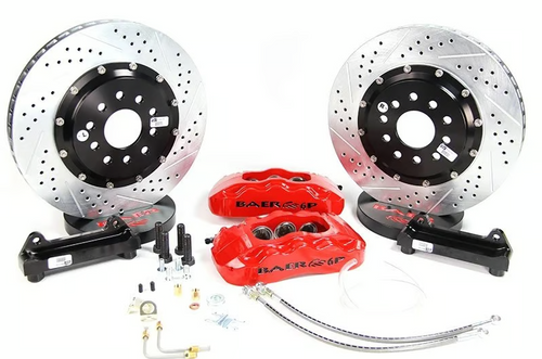 Baer Brakes 14" Pro+ Front Brake Kit, Comp Yellow, SDZ For 2005-13 Chevy Corvette (C6) - 4301345CY