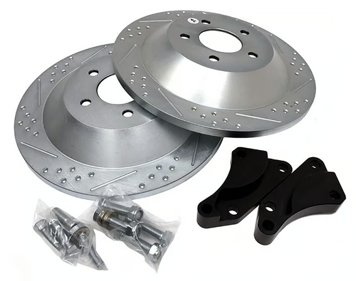 Baer Brakes EradiSpeed1 Rear Performance Brake Rotors For 2005-08 Chevrolet Cobalt SS - 2302061