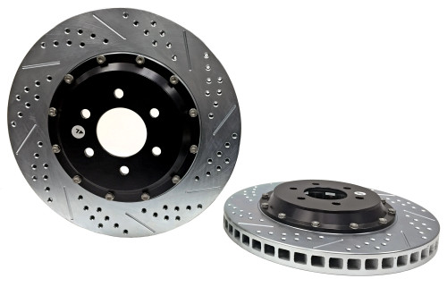 Baer Brakes EradiSpeed+ Front 2-Piece Performance Brake Rotors, SDZ For 2003-10 Dodge Viper - 2141011 Baer Brakes EradiSpeed+ Front 2-Piece Performance Brake Rotors, SDZ For 2003-10 Dodge Viper - 2141011