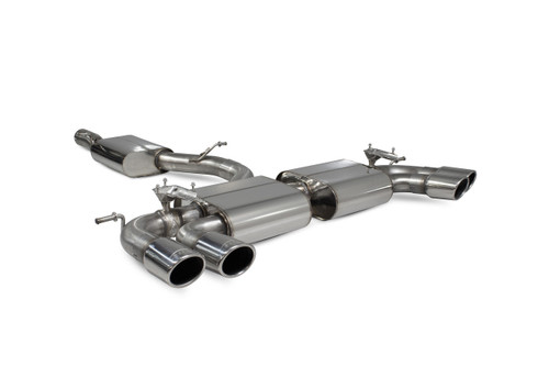 Scorpion Exhaust Resonated cat/gpf back system For GolF R MK7.5 Facelift GPF & Non GPF Models  
