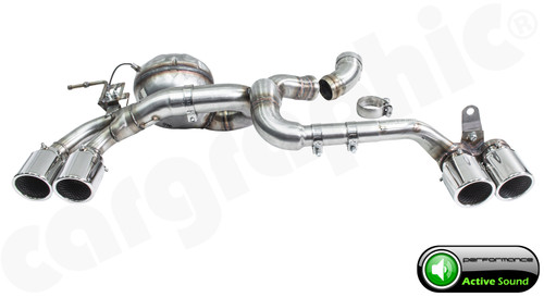 CARGRAPHIC M3/M4-Look Active Sound System w/4x 89mm Tailpipes For BMW 3-Series/4-Series Diesel (F3X) (w/SCR System) - PERF3DETERSM4SCR CARGRAPHIC M3/M4-Look Active Sound System w/4x 89mm Tailpipes For BMW 3-Series/4-Series Diesel (F3X) (w/SCR System) - PERF3DETERSM4SCR