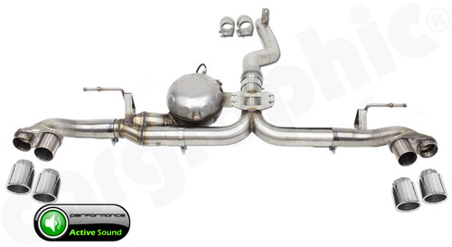 CARGRAPHIC Active Sound System w/Twin Actuators For BMW X4 F26 Diesel - PERF26DSMER4