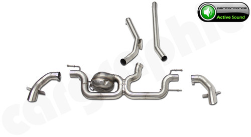 CARGRAPHIC Active Sound System w/Tailpipe Adapter For Land Rover Range Rover Evoque (Diesel) - PERRREVODETERSMOE