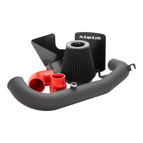 Ramair  Performance Pleated Induction Kit for 2.3 Ecoboost MK3 Ford Focus RS - Red Hose PRK-118-RD